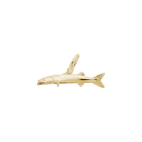 Barracuda Fish Charm yellow (14K) main - Popular Jewelry - New York