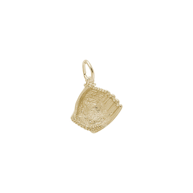 Baseball Glove Charm yellow (14K) main - Popular Jewelry - New York