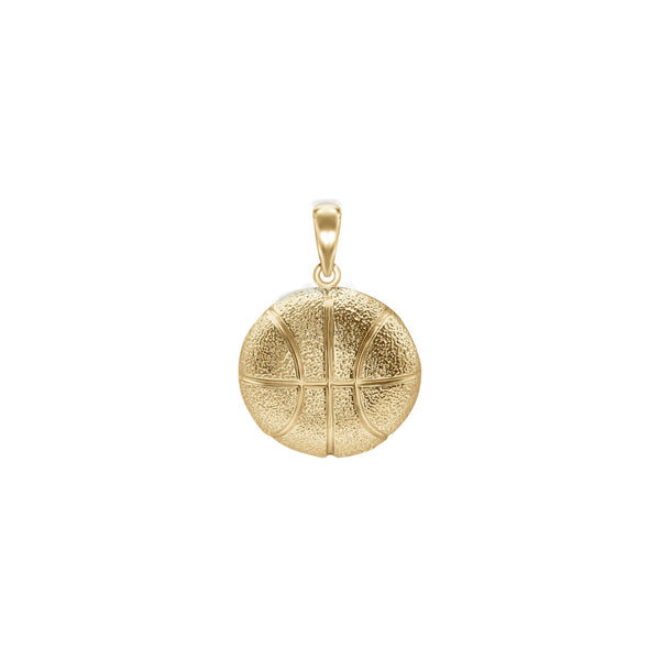 Basketball Open Back Pendant (14K) Popular Jewelry - New York