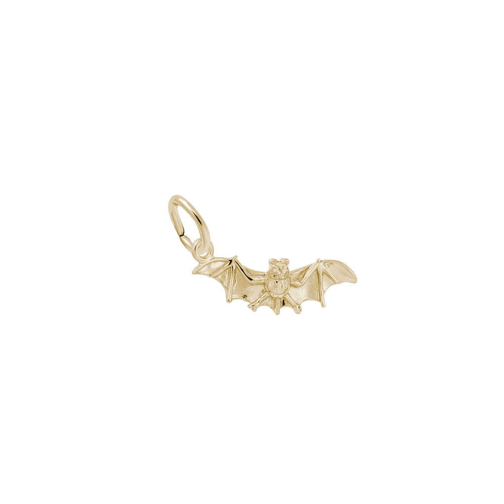 Bat Charm yellow (14K) main - Popular Jewelry - New York