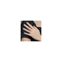 بليو سيفائر ۽ هيرا 3-پٿر ٽينشن رنگ (14K) ڏيک - Popular Jewelry - نيو يارڪ