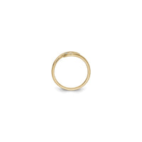 Blue Sapphire and Diamond 3-Stone Tension Ring (14K) setting - Popular Jewelry - Newyork