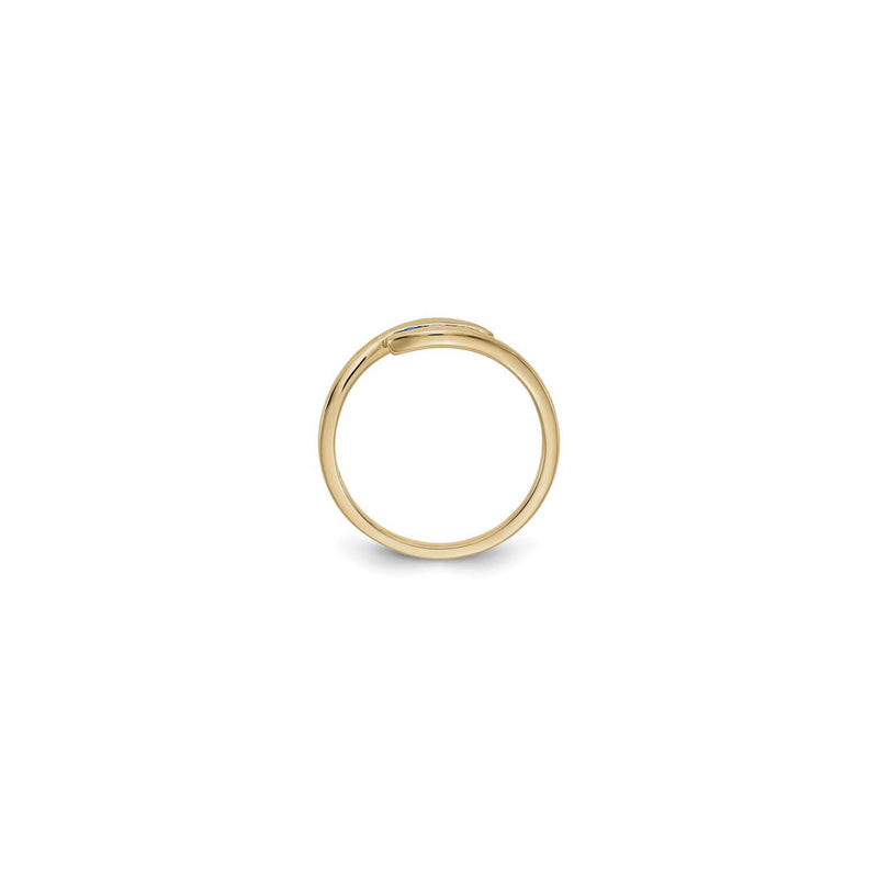 Blue Sapphire and Diamond 3-Stone Tension Ring (14K) setting - Popular Jewelry - New York