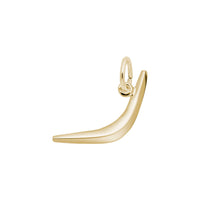 Boomerang Charm yellow (14K) main - Popular Jewelry - New York