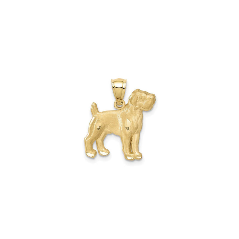 Boxer Dog Diamond Cut Pendant (14K) – Popular J