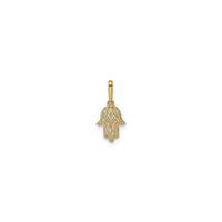 Braided Hamsa Pendant (14K) atubangan - Popular Jewelry  - New York