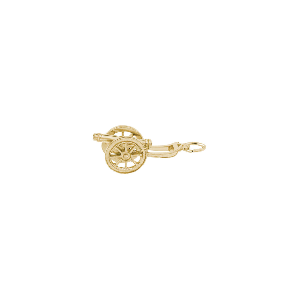 Cannon Charm yellow (14K) main - Popular Jewelry - New York