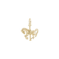 Carousel Horse Charm yellow (14K) main - Popular Jewelry - New York