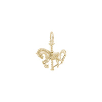 Carrusel Charm Horse Charm groc (14K) principal - Popular Jewelry - Nova York