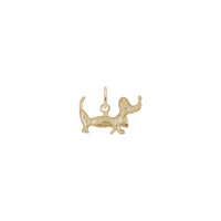 Cartoon Dachshund Dog Pendant (14K) main - Popular Jewelry - New York