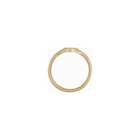 Nastavenie nebeského oválneho pečatného prsteňa (14K) – Popular Jewelry - New York
