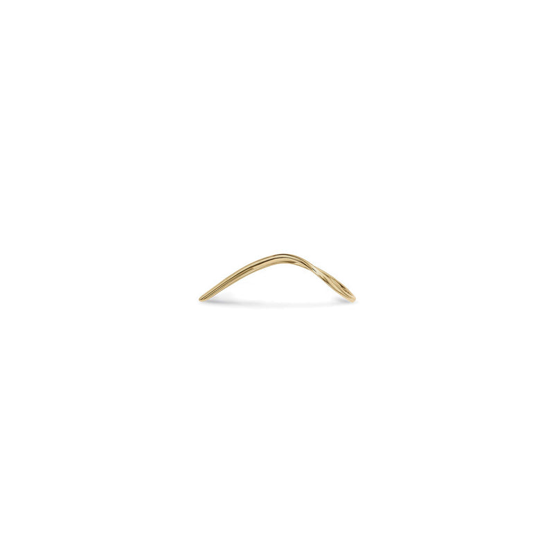 Chevron Stackable Ring (14K) side - Popular Jewelry - New York