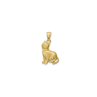 Chubby Cat zintzilikarioa (14K) aurrealdean - Popular Jewelry - New York