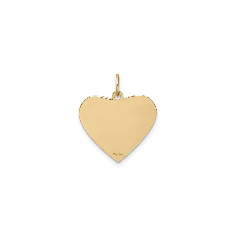 Class of 2023 Heart Pendant (14K) back - Popular Jewelry - New York