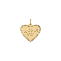 Class of 2023 Heart Pendant (14K) front - Popular Jewelry - New York