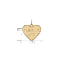 Class of 2023 Heart Pendant (14K) scale - Popular Jewelry - Ņujorka