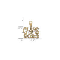 Class of 2023 Swirly Pendant (14K) scale - Popular Jewelry - Niu Yoki