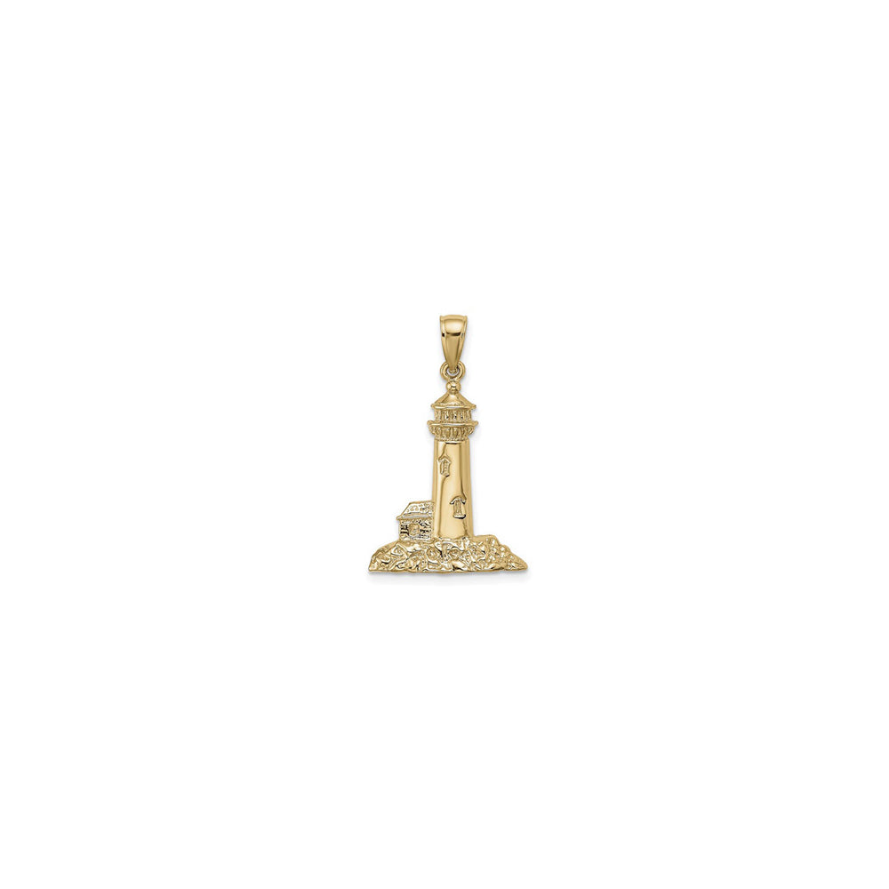Classic Lighthouse Pendant (14K) front - Popular Jewelry - New York