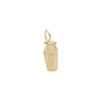 Coffin Charm yellow (14K) closed - Popular Jewelry - New York