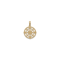Kompas konturli kulon (14K) orqaga - Popular Jewelry - Nyu York