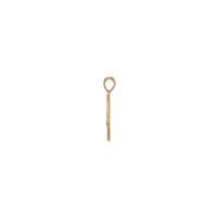 Kompas konturli kulon (14K) tomoni - Popular Jewelry - Nyu York