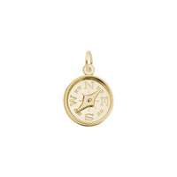 ត្រីវិស័យជាមួយម្ជុលដែលអាចផ្លាស់ទីបាន Charm yellow (14K) main - Popular Jewelry - ញូវយ៉ក