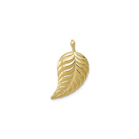 Curvy Leaf Pendant (14K) main - Popular Jewelry - New York