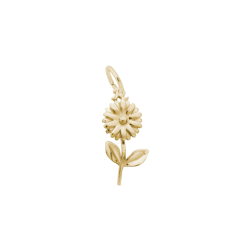 Daisy Charm yellow (14K) main - Popular Jewelry - New York