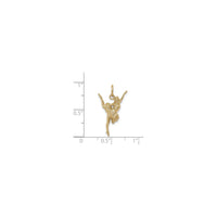 Plesuća balerina privjesak (14K) skala - Popular Jewelry - Njujork