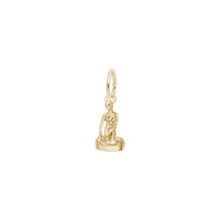 Danish Mermaid Statue Charm yellow (14K) main - Popular Jewelry - New York