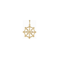 Dharmachakra Wheel Pendant (14K) main - Popular Jewelry - New York