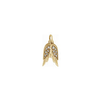 Diamond Angel Wings Pendant (14K) main - Popular Jewelry - New York