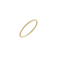 Diamond-Cut Stackable Ring (14K) nag-unang - Popular Jewelry - New York
