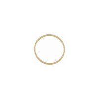 ഡയമണ്ട്-കട്ട് സ്റ്റാക്കബിൾ റിംഗ് (14K) സൈഡ് - Popular Jewelry - ന്യൂയോര്ക്ക്