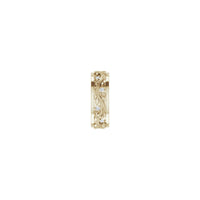 Diamond Floral Ring (14K) side - Popular Jewelry - New York