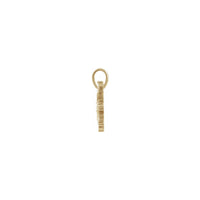 Olmos bizning qayg'u ayolimiz yurak kulon (14K) tomoni - Popular Jewelry - Nyu York