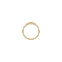 Configuració d'anell Hamsa lateral de diamants (14K) - Popular Jewelry - Nova York