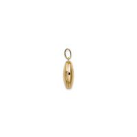 Алмазная зорка з круглым медальёнам з паўмесяцам (14K) - Popular Jewelry - Нью-Ёрк