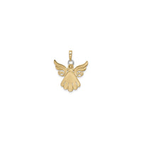 Divine Angel Pendant (14K) back - Popular Jewelry - New York