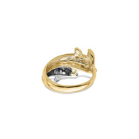 イルカの母と赤ちゃんの指輪（14K）戻る- Popular Jewelry - ニューヨーク