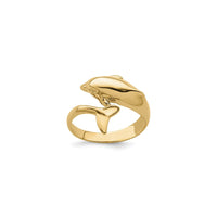 Dolphin Wrapping Ring (14K) main - Popular Jewelry - New York