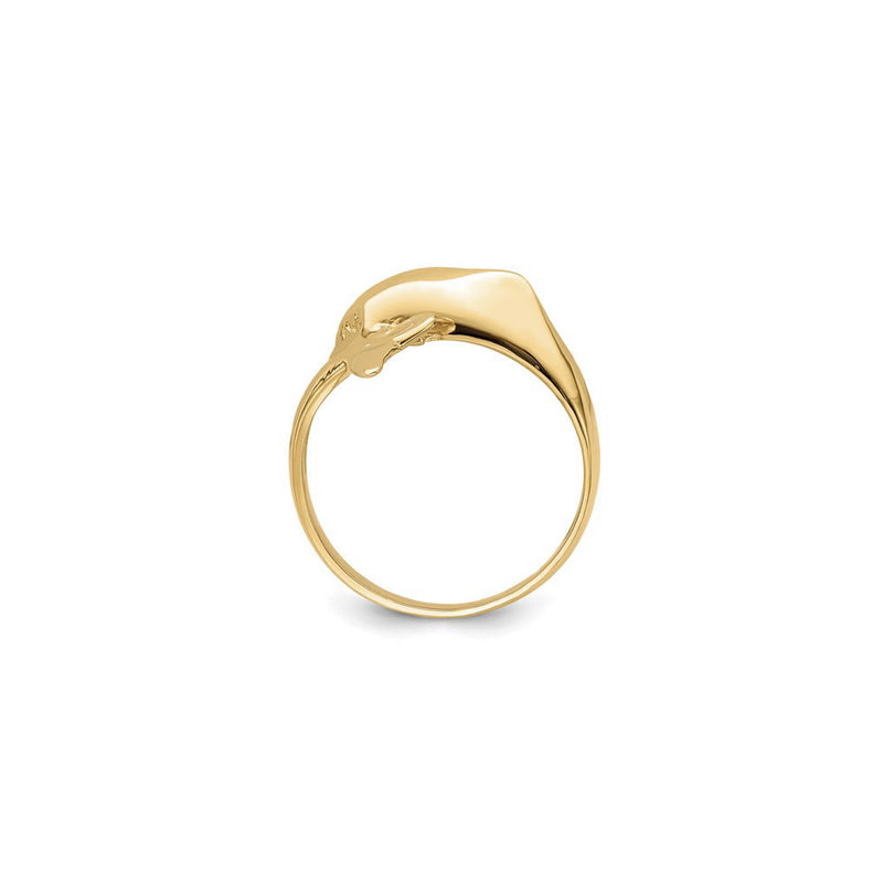 Dolphin Wrapping Ring (14K) setting - Popular Jewelry - New York