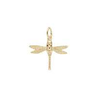 Dragonfly Charm yellow (14K) main - Popular Jewelry - New York
