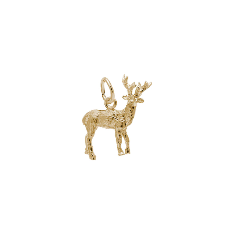 Elk Pendant (14K) Popular Jewelry - New York