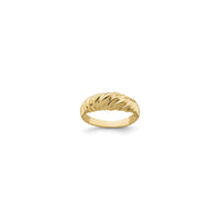Elongated Croissant Dome Ring (14K) main - Popular Jewelry - New York