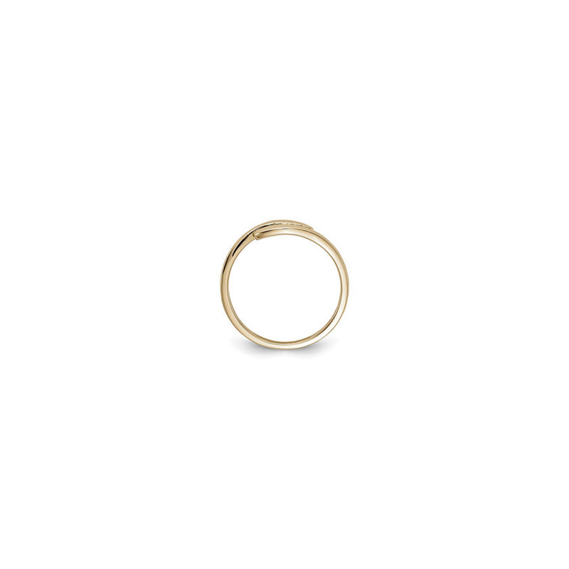 Emerald and Diamond 3-Stone Tension Ring (14K) setting - Popular Jewelry - New York