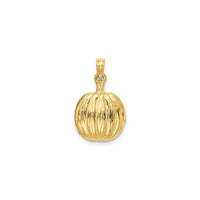Emaljeret Jack O' Lantern Pendant (14K) bagside - Popular Jewelry - New York