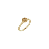 Stohovateľný prsteň Eye of Providence (14K) hlavný - Popular Jewelry - New York