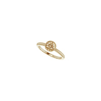 Stohovateľný prsteň Eye of Providence (14K) uhlopriečka - Popular Jewelry - New York