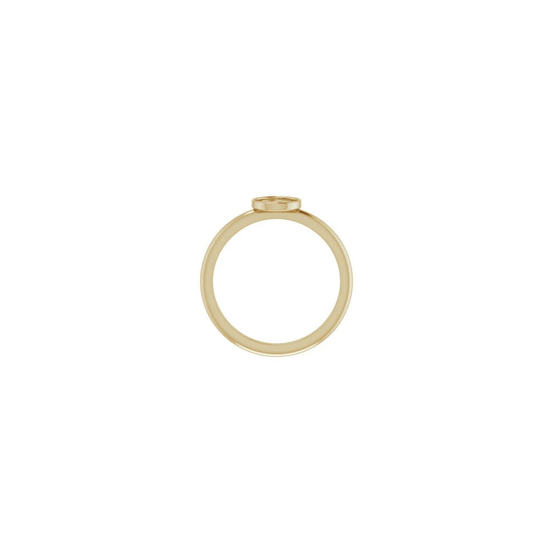 Eye of Providence Stackable Ring (14K) setting - Popular Jewelry - New York